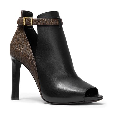 michael kors lawson open toe|michael kors lawson bootie.